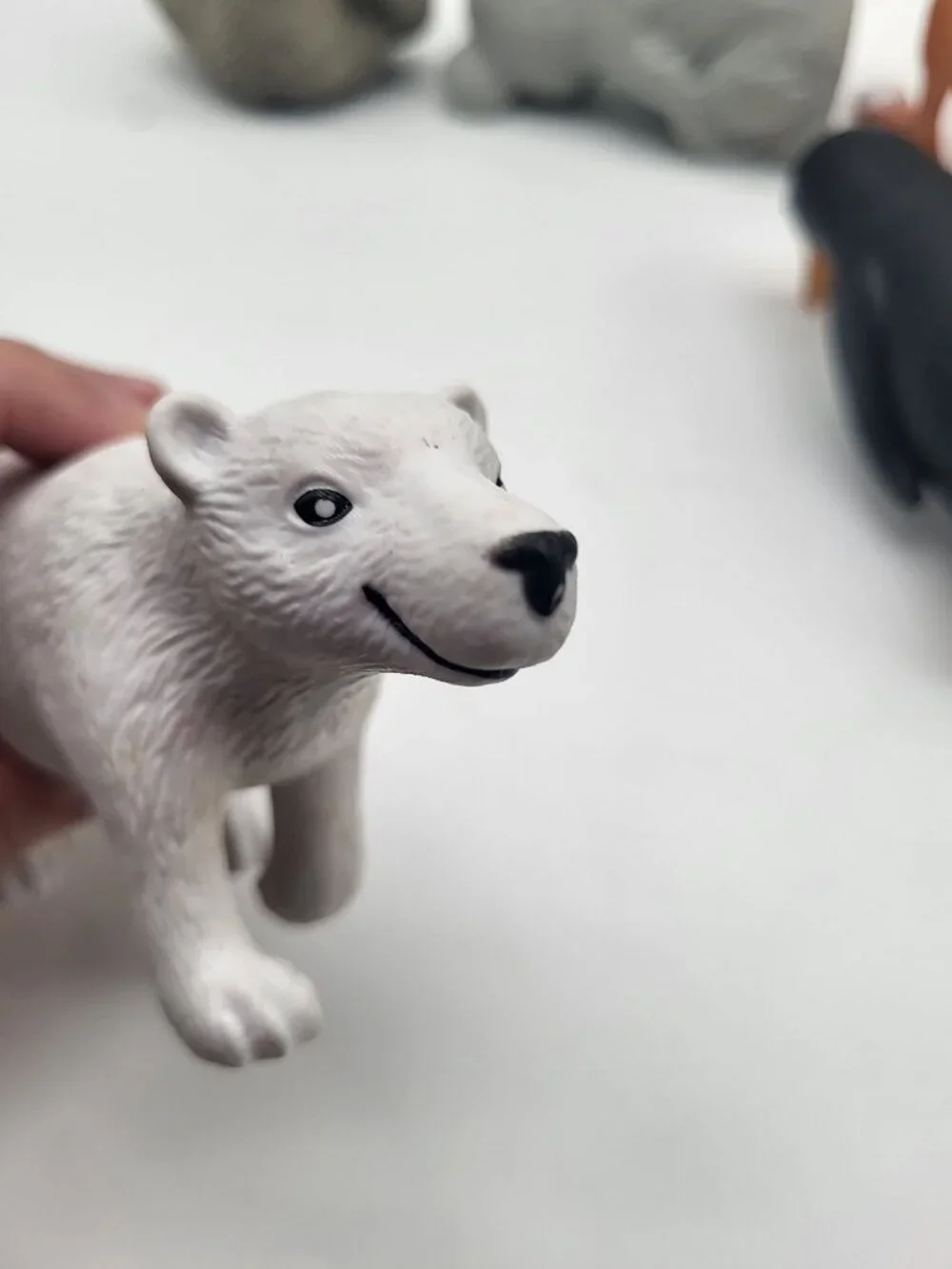 Ankyo Plastic Wild Life Figures Sloth Koala Panda Kangaroo Penguin Polar Bear